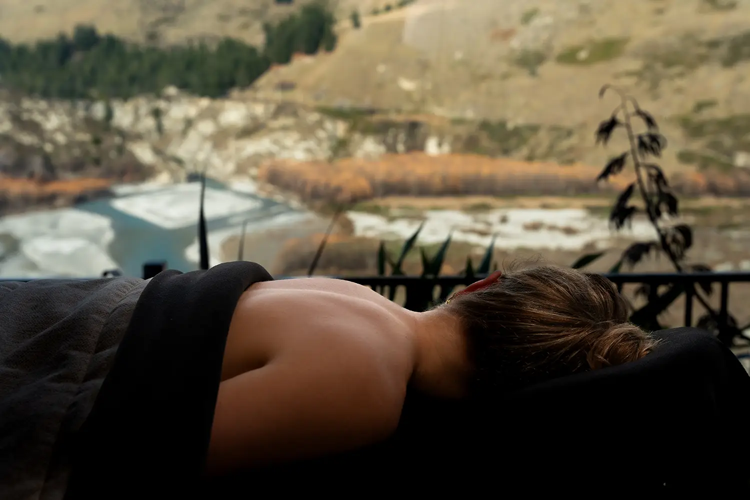 Post massage relaxation